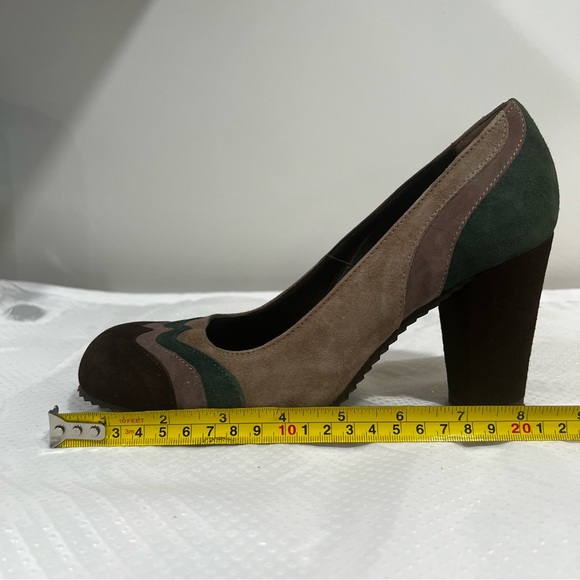 Pret a Dancer Italian Suede Block Heel Made in Italy Women’s Size 7 - Picture 11 of 11